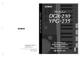Yamaha DGX-230 YPG-235 Owner's manual