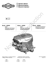 Briggs & Stratton 400000 Owner's manual