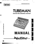 Hughes & Kettner TUBEMAN Owner's manual