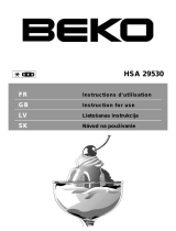Beko HSA29530 Owner's manual