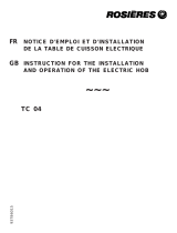ROSIERES PC TC 04 IN User manual