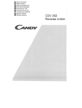 Candy CDV 262 Owner's manual