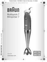 Braun MR700 MR730 Owner's manual