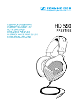 Sennheiser HD 590 PRESTIGE Owner's manual