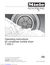Miele TMG 840 WP Owner's manual