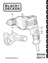 Black & Decker Schlagbohrmaschine 1-Gang 710 Watt BEH710K-QS Owner's manual