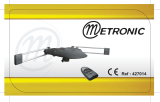Metronic EXTERIEURE UHF MOTORISEE Owner's manual