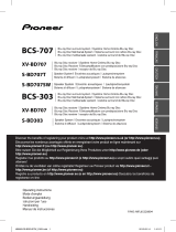 Pioneer BCS-707 Owner's manual