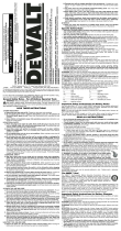 DeWalt DC980KA Owner's manual