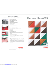 ELNA 6003 - LEAFLET Owner's manual