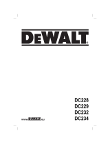 DeWalt dc 234 kl Owner's manual