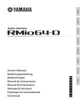 Yamaha RMio64-D Owner's manual