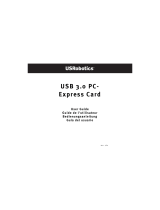 US Robotics USB 3.0 PC-EXPRESS CARD User manual