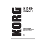 Korg IS35-HD Owner's manual