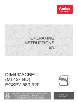 Amica EGSPV 580920 User manual