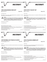 VOLTCRAFT USB OUTPUT SOCKET SET Owner's manual