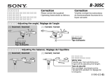 Sony B-305C Owner's manual