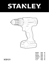 Stanley SCD121 Owner's manual