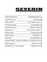 SEVERIN BA 3241 - FER VAPEUR Owner's manual