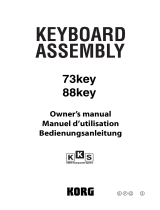 Korg KEYBOARD ASSEMBLY 88KEY User manual