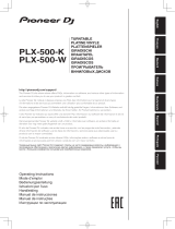 Pioneer PLX-500 Blanc Owner's manual
