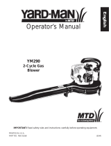 Yard-Man YM290 Owner's manual