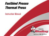 MyBinding Fastbind Presso Thermal Press User manual