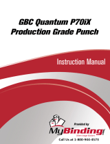 MyBinding GBC Quantum P70iX User manual