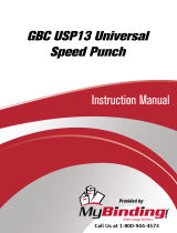GBC Time Clock USP 13 User manual