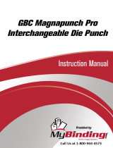 MyBinding GBC Magnapunch / 660ID Modular Punch User manual