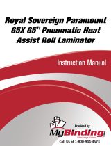MyBinding Royal Sovereign Paramount 65X Heat Assist Roll Laminator User manual