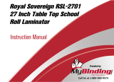 Royal Sovereign RSL-2701 User manual