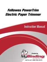 MyBinding Fellowes PowerTrim User manual
