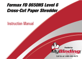 MyBinding Formax FD 8650HS User manual