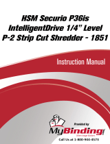 MyBinding HSM Securio P36s Strip-cut User manual