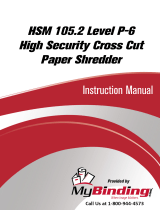 MyBinding HSM 105.2 Level 5 High Security Cross Cut User manual