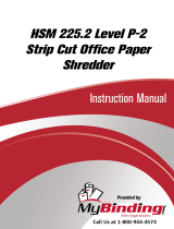 MyBinding HSM 225.2 Level 2 Strip Cut User manual