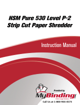 HSM Pure 830 User manual