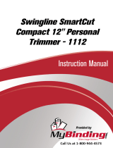 MyBinding Swingline SmartCut Compact 12" Personal Trimmer 1112 User manual