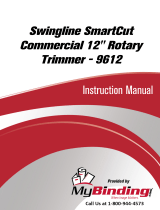 ACCO Brands Swingline SmartCut Commercial 12" Rotary Trimmer 9612 User manual