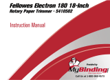 MyBinding Fellowes Electron 180 18 Inch Rotary Paper Trimmer User manual
