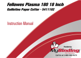 MyBinding Fellowes Plasma 180 18 Inch Guillotine Paper Cutter User manual