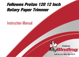 MyBinding Fellowes Proton 120 12 Inch Rotary Paper Trimmer User manual
