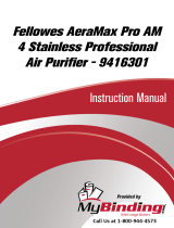 MyBinding Fellowes AeraMax Pro AM 4 Stainless Professional Air Purifier User manual