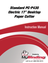 MyBinding Standard PC-P430 Electric 17" Desktop Paper Cutter User manual