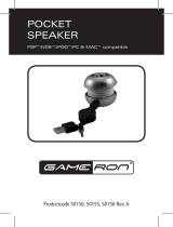AWG POCKET SPEAKER PSP & NDS & IPOD & PC & MAC Owner's manual