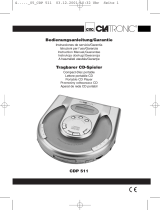 Clatronic CDP 511 Owner's manual