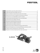 Festool HL 850 EB Owner's manual