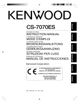 Kenwood CS-7070ES Owner's manual