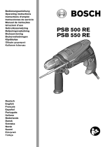 Bosch PSB 550 RE Owner's manual